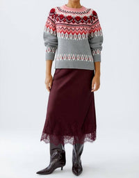 Oui - Crew Neck Pullover Sweater