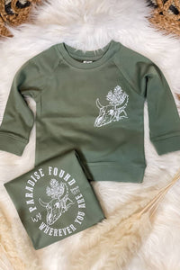 Colored Organics - Kid's Paradise Found Wherever You Are Sweater
