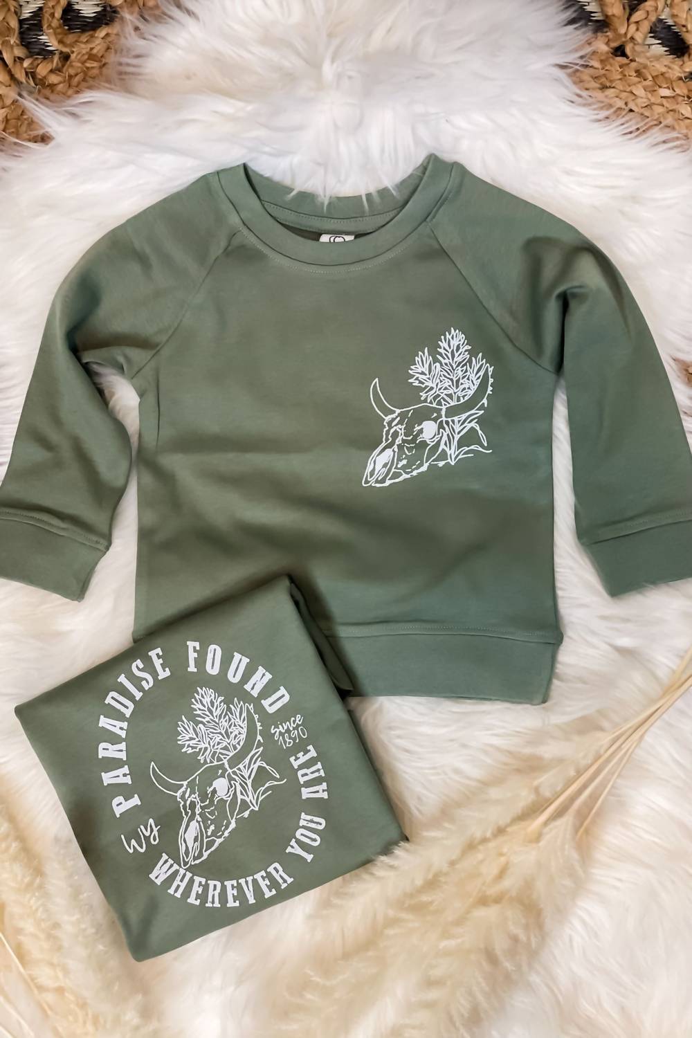 Colored Organics - Kid's Paradise Found Wherever You Are Sweater