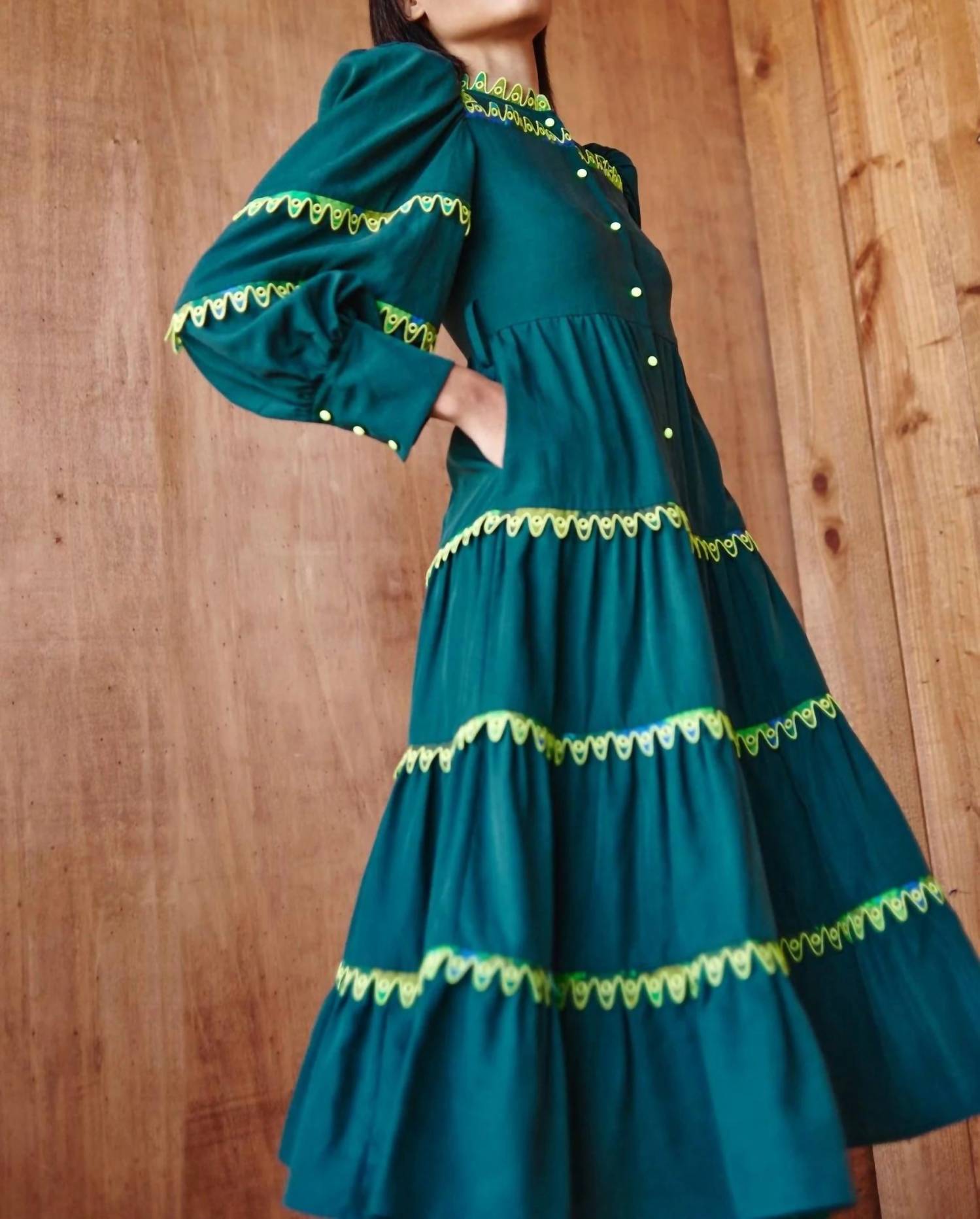 Celia B - Hasu Tiered Midi Dress