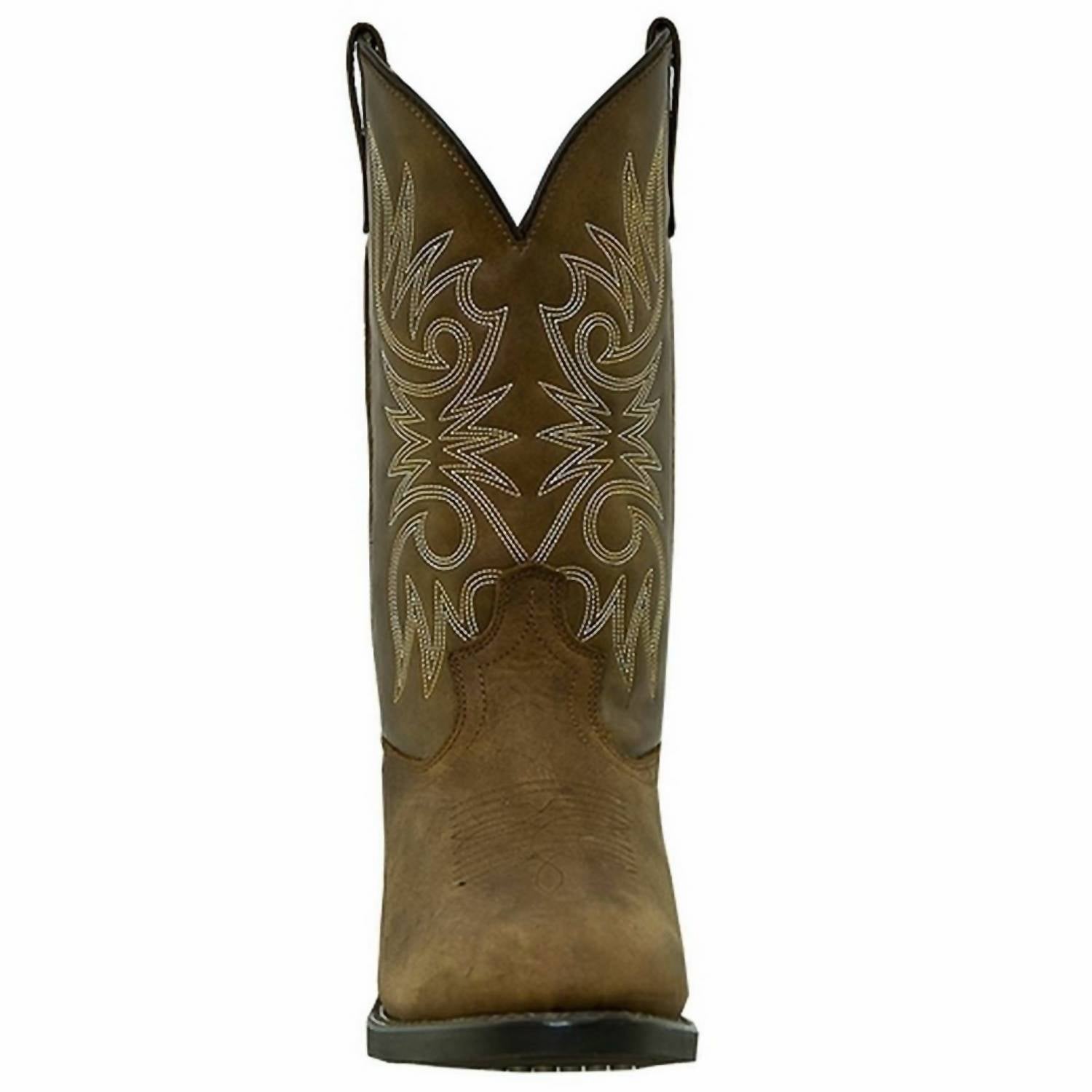 DAN POST. Men's Distressed Western Boot in tan - men's boots - alternate view
