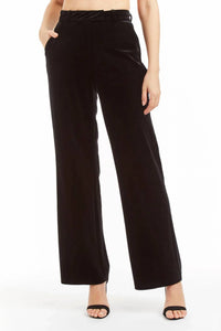 Tractr - Velvet Wide Leg Pants