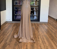 Sherri Hill - Women's Deep V Illusion Neck Dress