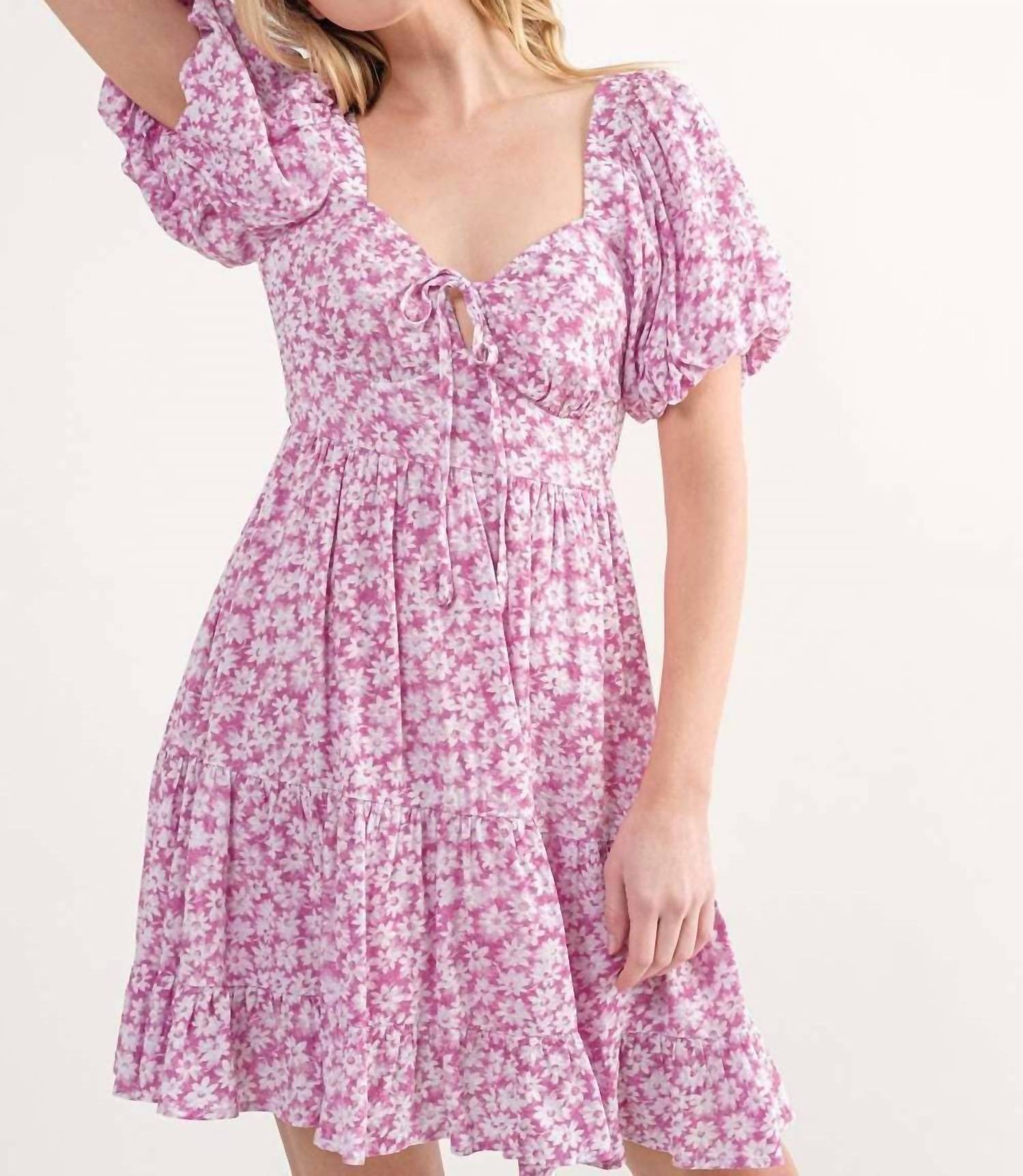 In The Beginning - Delicate Daisy Mini Dress