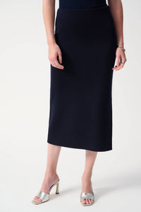 Joseph Ribkoff - High Rise Knit Midi Pencil Skirt
