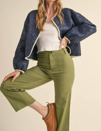 &Merci - NOELLE BOW EMBROIDERED JACKET