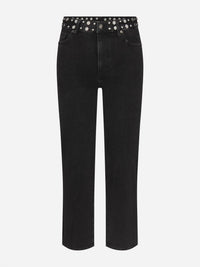 Frame - Le Sleek Straight Studded Jean