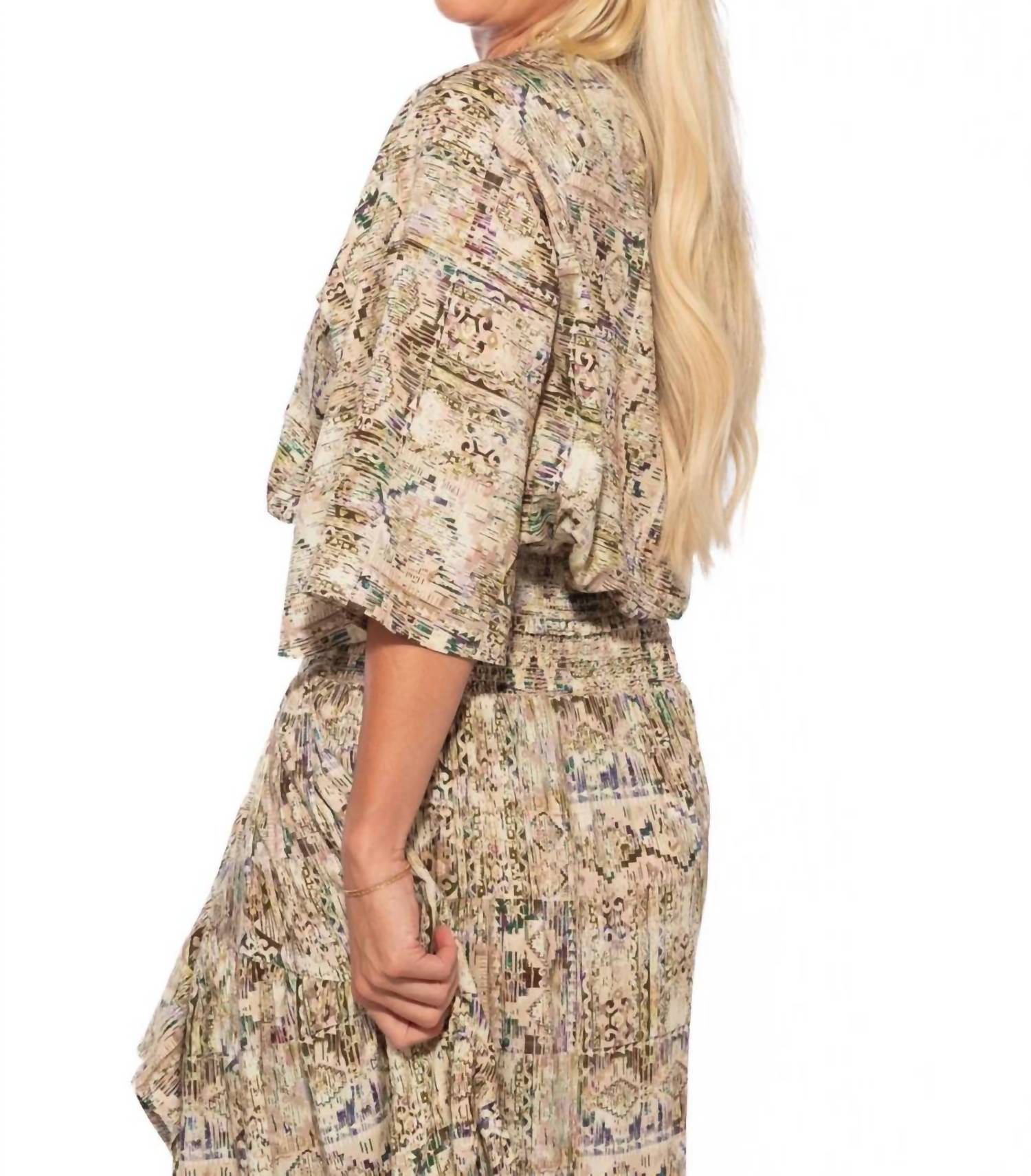 Lovlei - Penny Smocked Waist Top