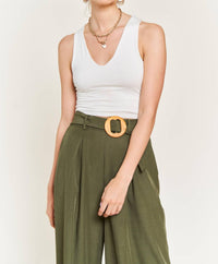 Jade By Jane - On The Bright Side Belted Pants