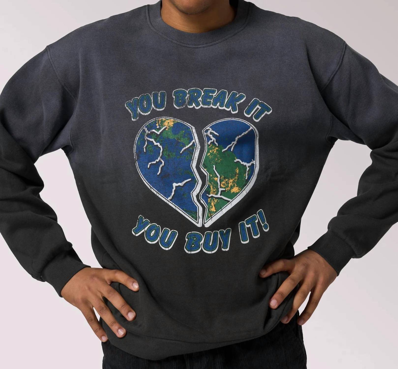 Parks Project - Unisex You Break It Crew Sweatshirt
