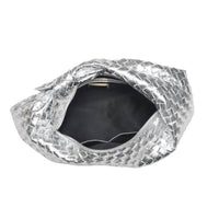 Urban Expressions Dollie Hobo Woven Bag in silver - women's bag - view 5