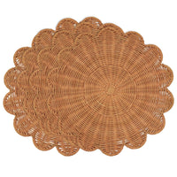 Saro Lifestyle - Rattan Charger Placemats - Set Of 4