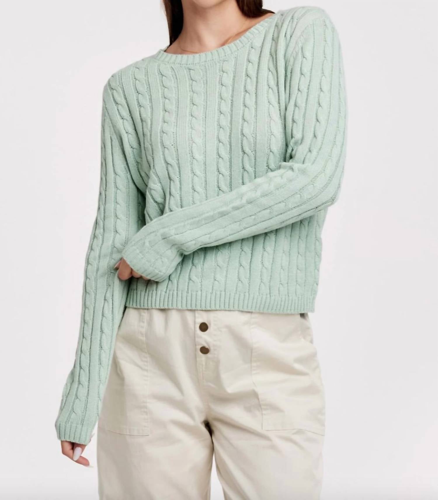 Another Love - Lupita Cable Knit Sweater