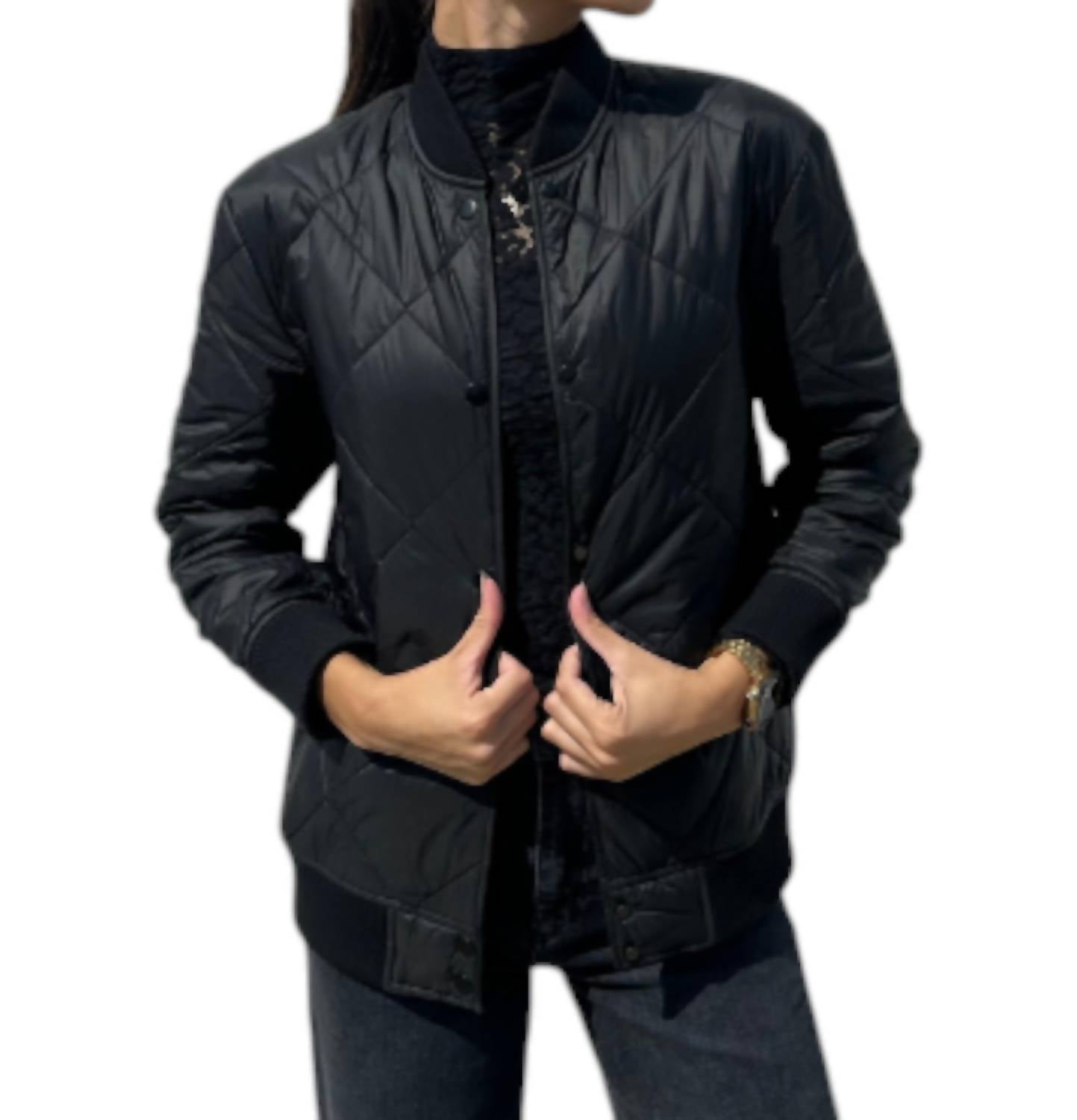 Elliott Lauren - Quilted Bomber Jacket
