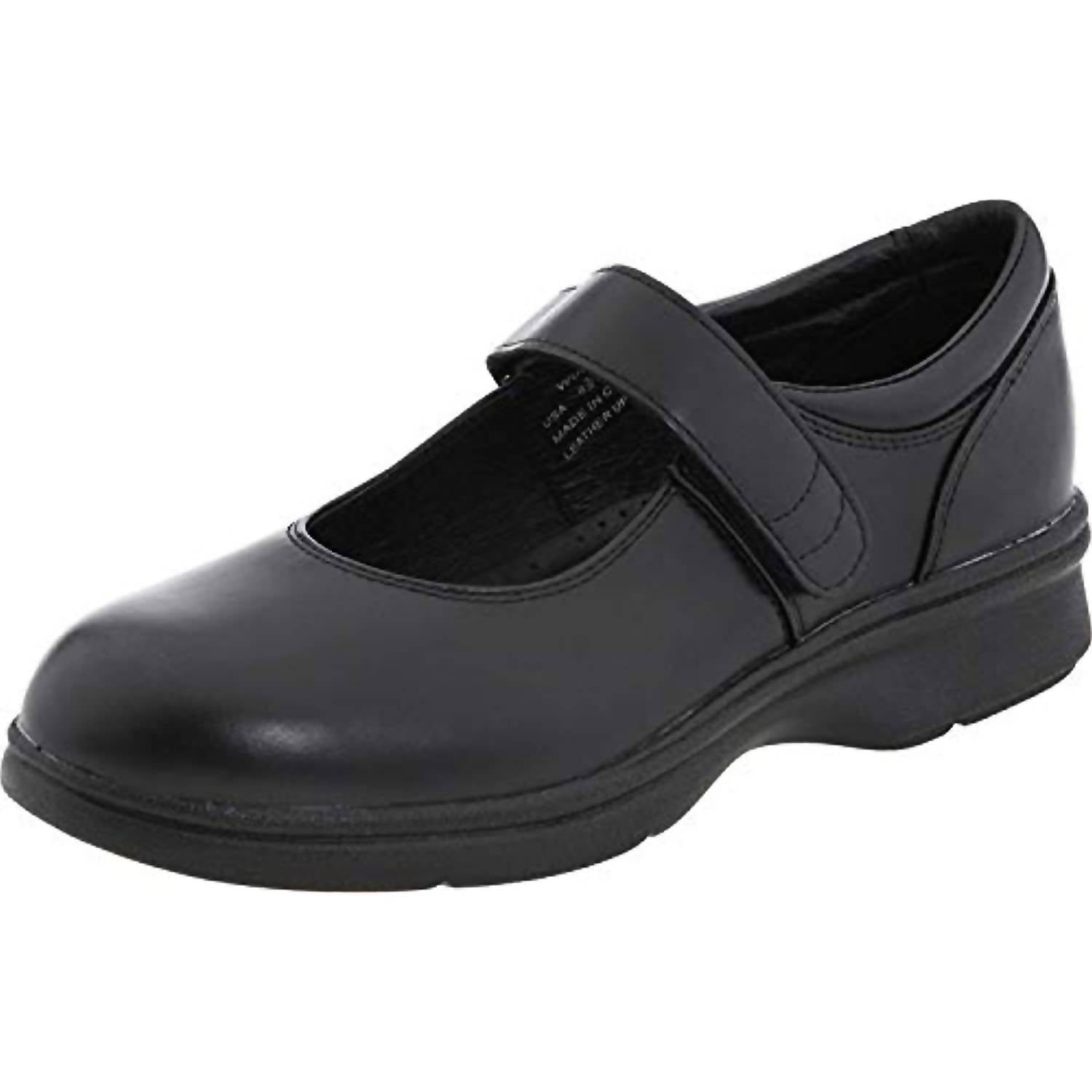 PROPET Women's Mary Jane Walking Shoes in black - women's flats - detail view