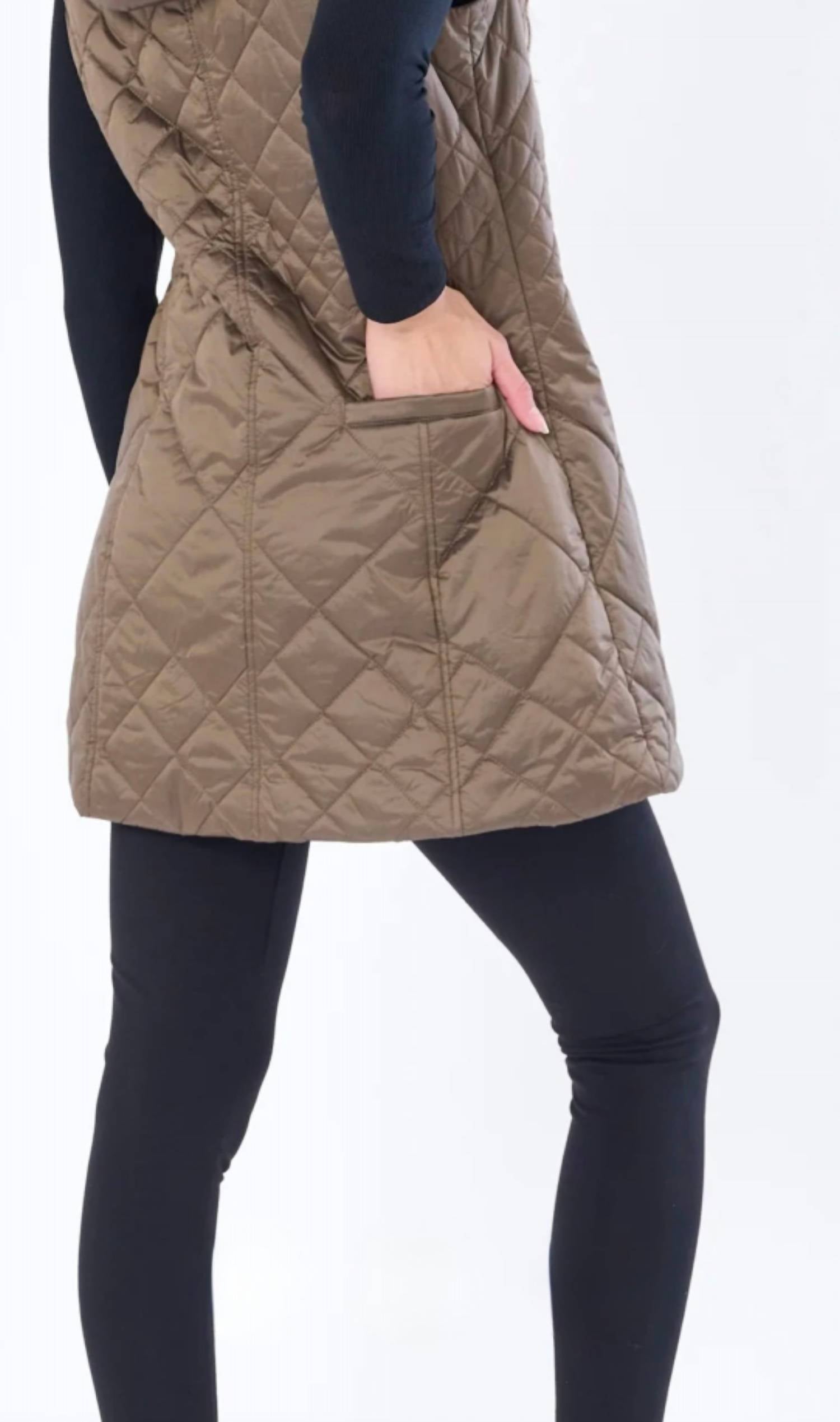 Anorak - Long Quilted Vest