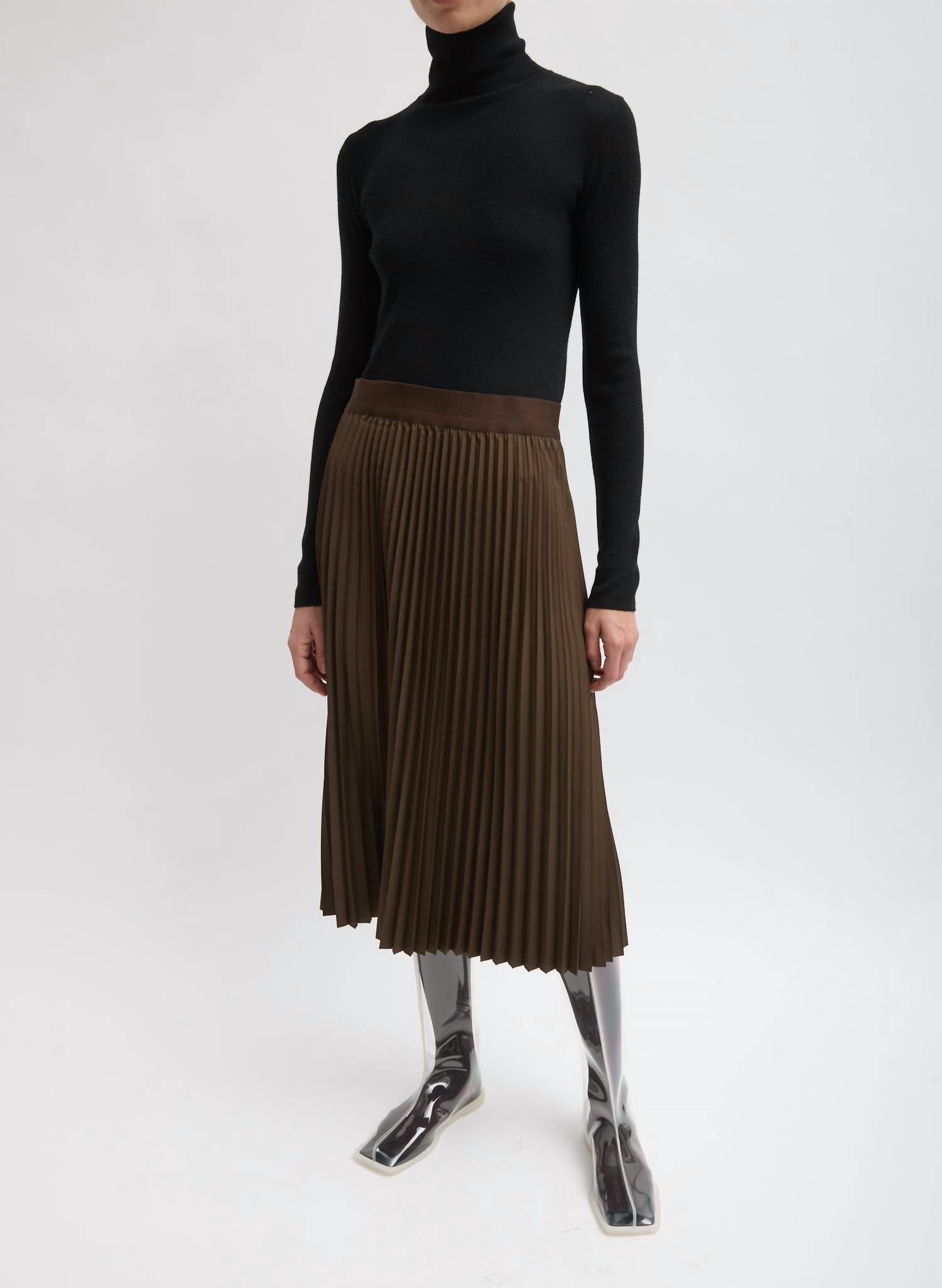 Tibi - Sunray Pull On Midi Skirt