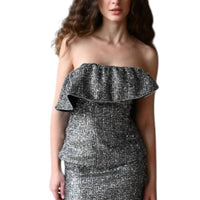 Never A Wallflower - Bustier Strapless Top