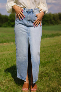 Kancan - Ready For Rodeo Midi Skirt