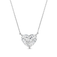 Diana M Jewels - 2.00 Cts Lab Grown Diamond Heart Solitaire Pendant