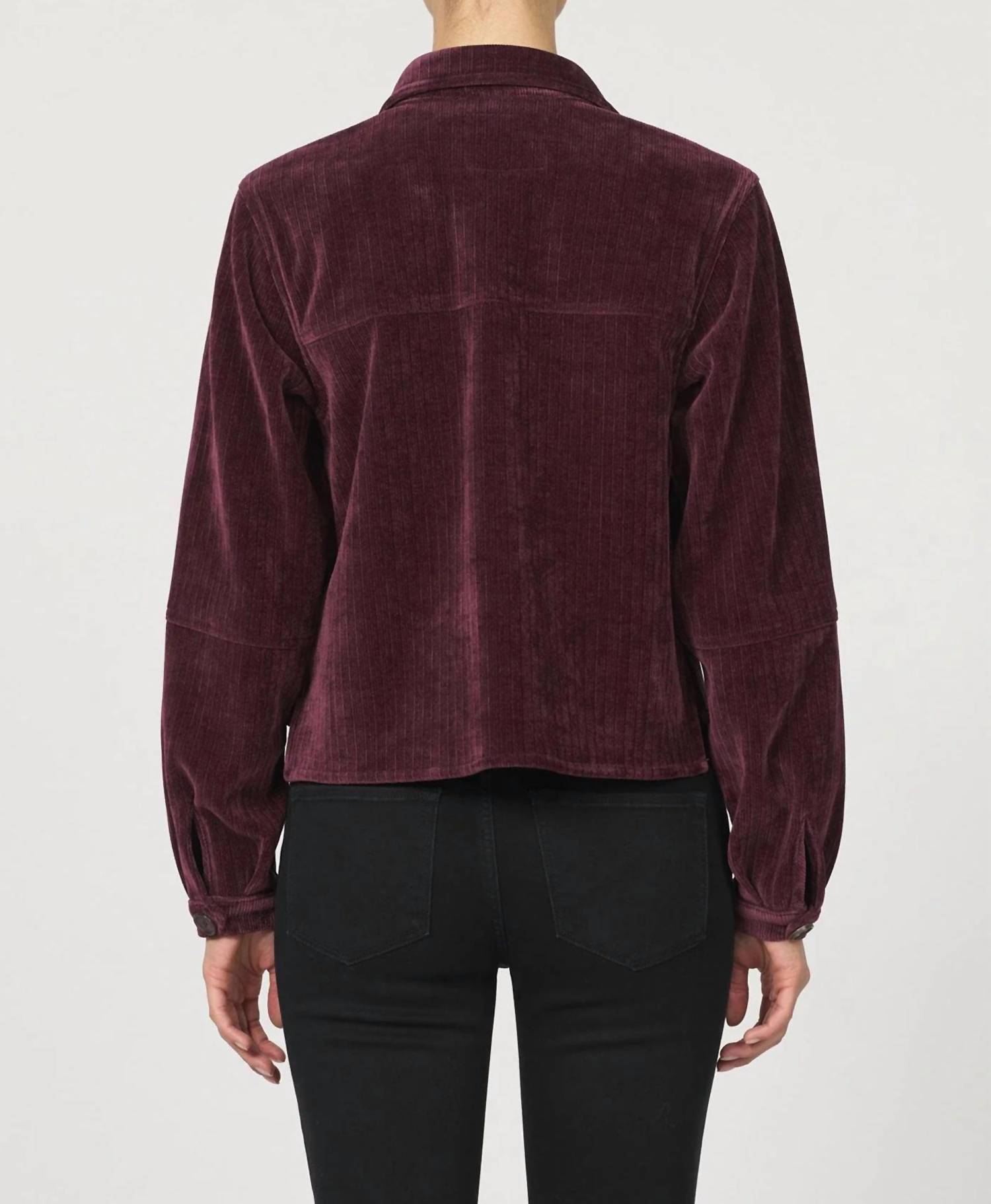 Dear John Denim - Gina Cropped Button Front Chenille Jacket
