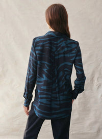 Bella Dahl - Flowy BD Zebra Print Shirt