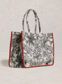 White Stuff - Women's Jasmine Jacquard Tote Bag