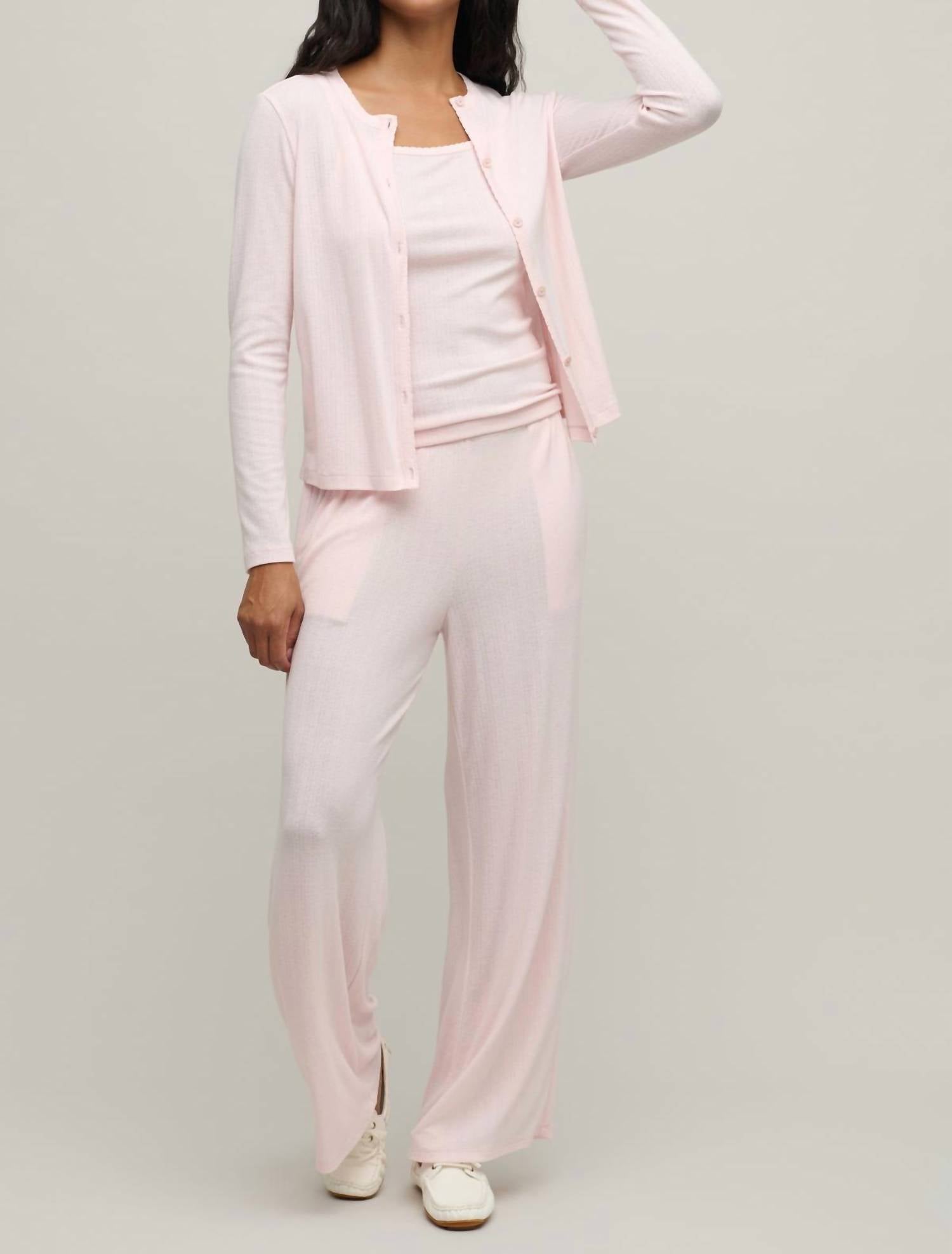 Barefoot Dreams - Pointelle Rib Pant