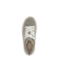 GABOR Women's Faiza Platform Sneaker in salvia green - women's sneaker - detail view