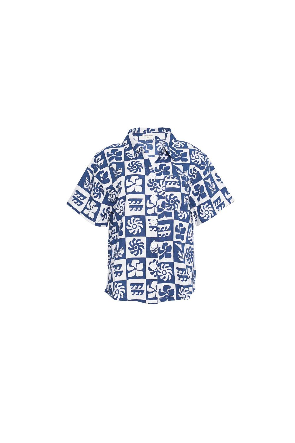 Honest The Label - Women's Print Button Up Shirt