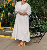 Polagram - Regina Long Sleeve Midi Dress