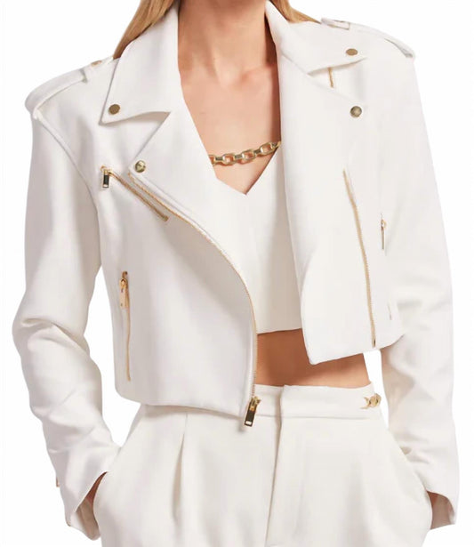 Generation Love - Cosita Crepe Moto Jacket