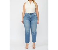 Mica Denim - Super High Rise Straight Leg Jean - Plus