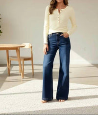 Risen - High Rise Wide Leg Jean