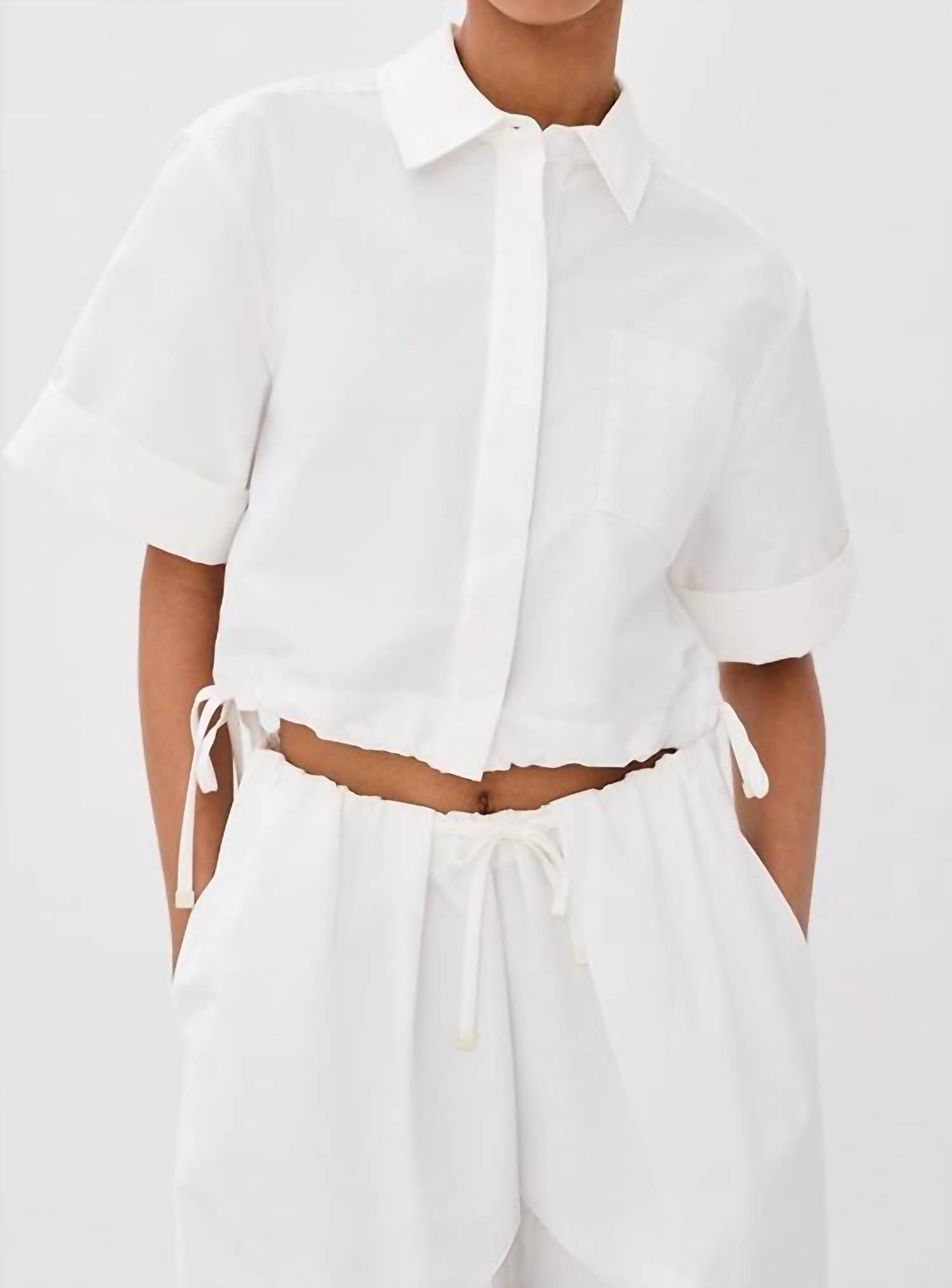 Jonathan Simkhai - Ryett Cropped Shirt