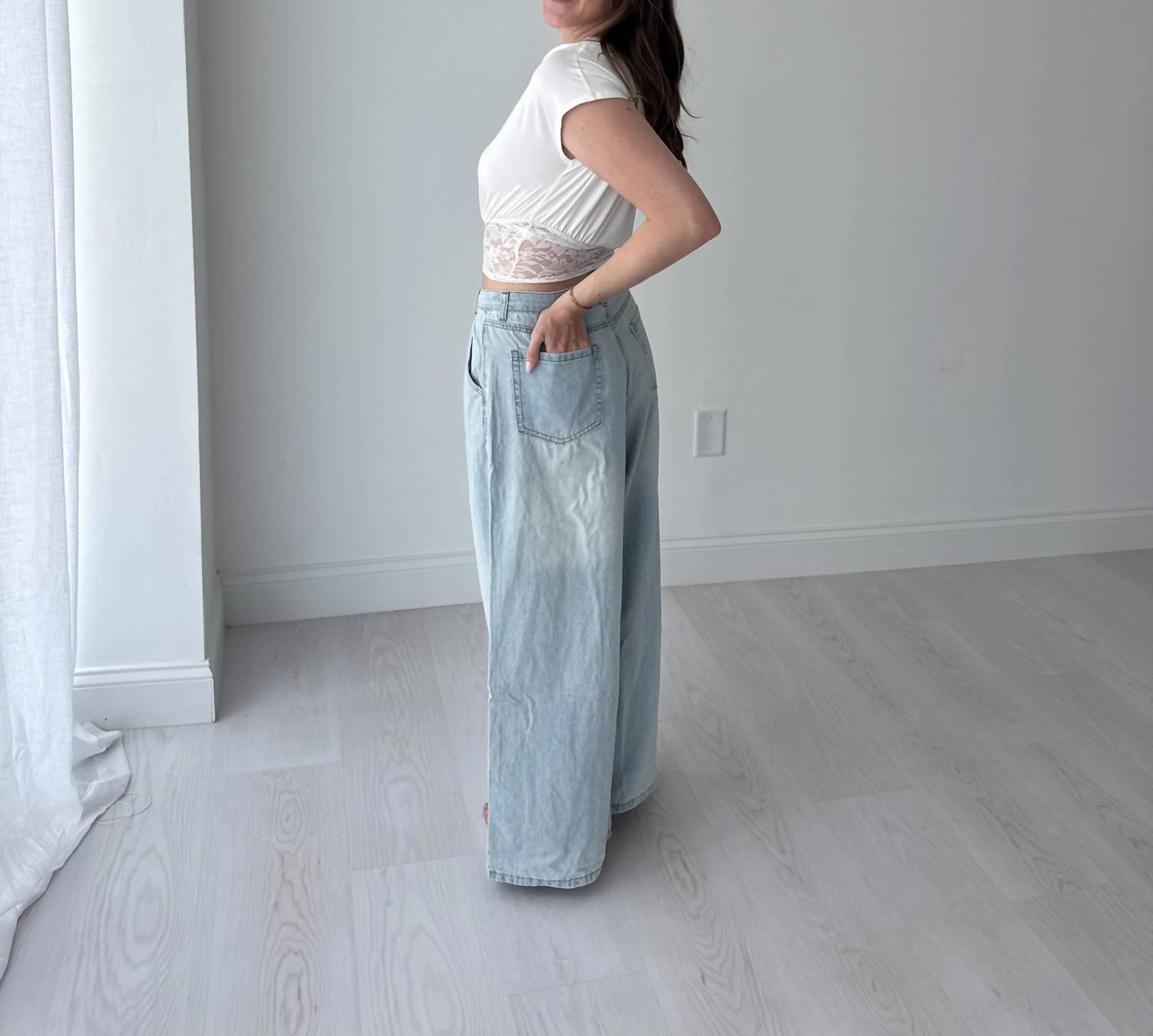 Mustard Seed - Sunday Denim Wide Leg Pants