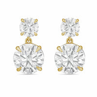 Diana M Jewels - Women's Round Lab-Grown Diamond Stud Earrings (8.00 Ct TCW) - Elegant Plus