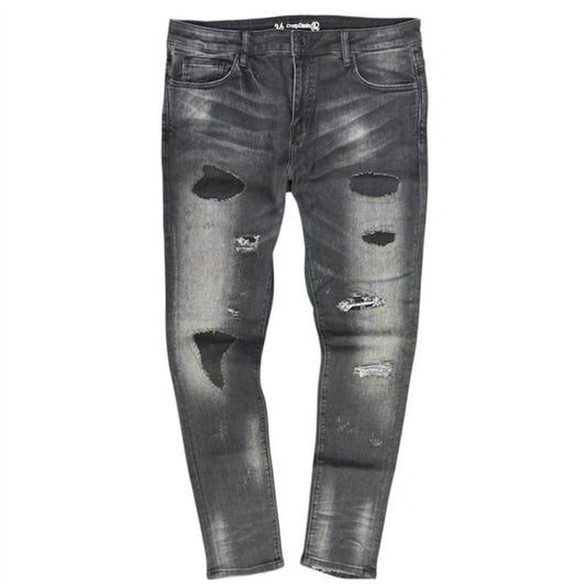 Crysp Denim - Men's Rip & Repair Jeans
