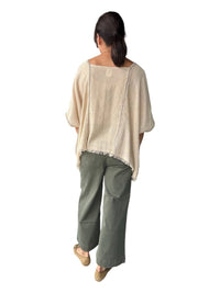 Namsar - Short Sleeve Linen Top
