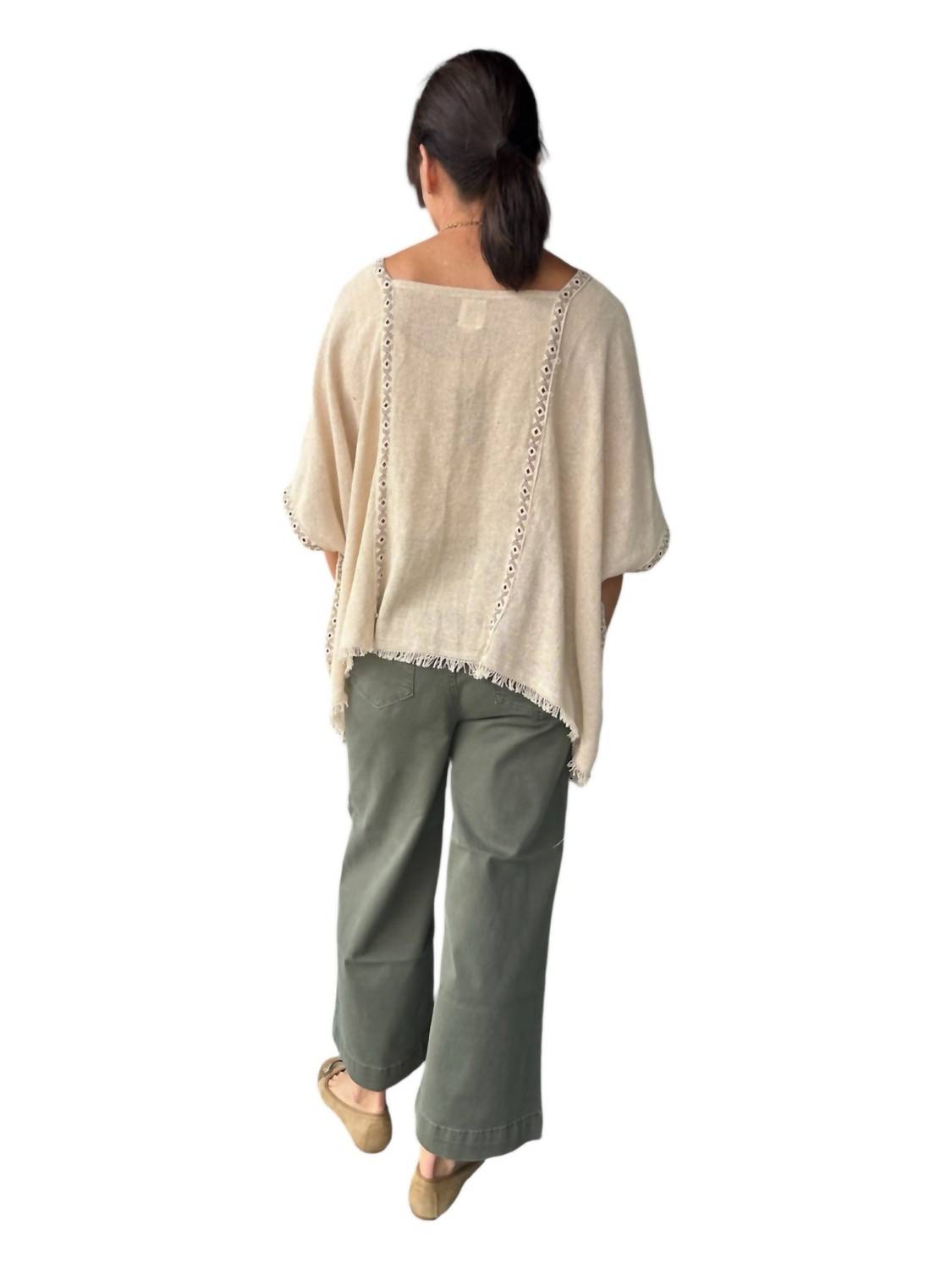 Namsar - Short Sleeve Linen Top