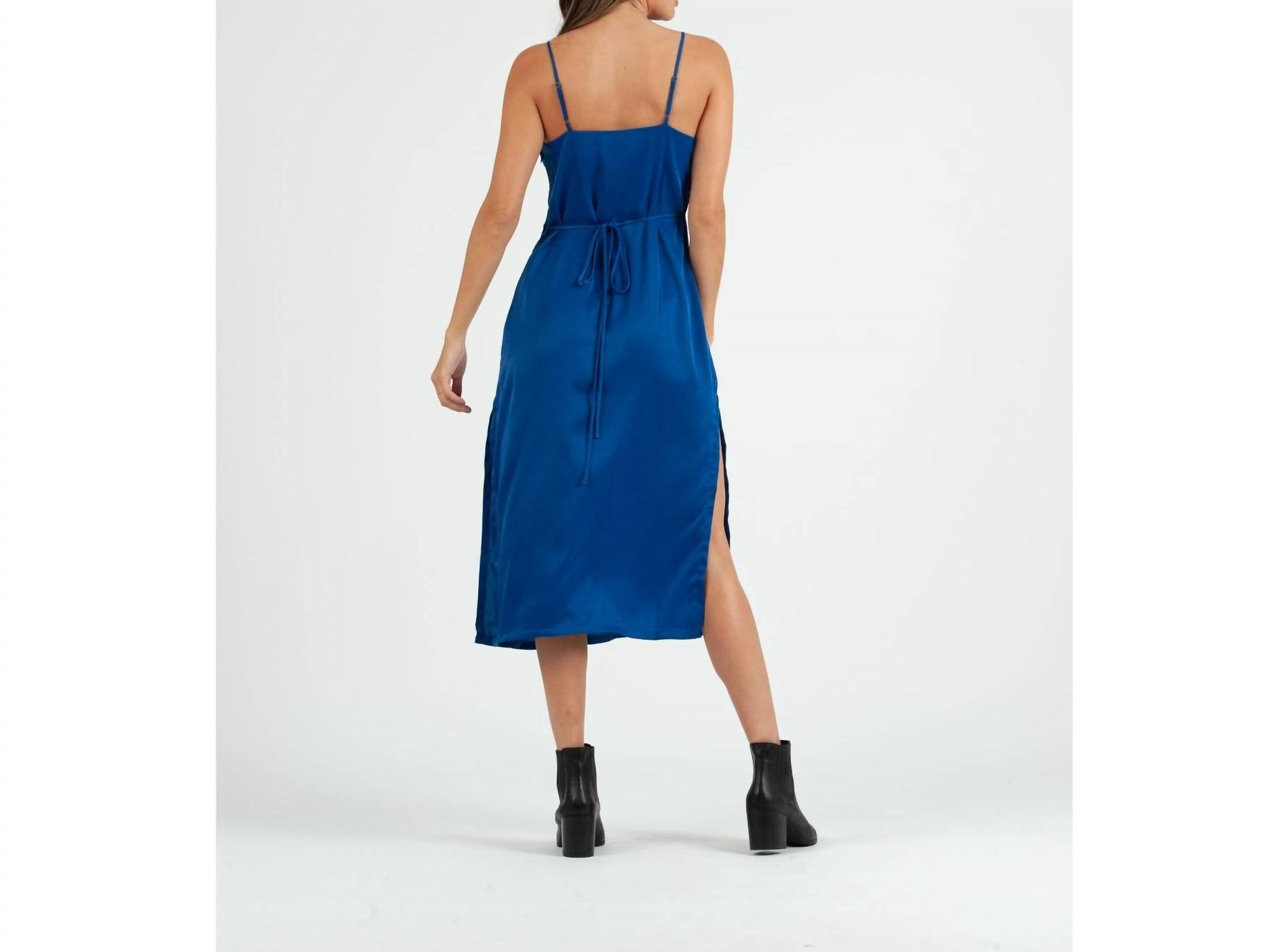Sierra Satin Back Tie Dress