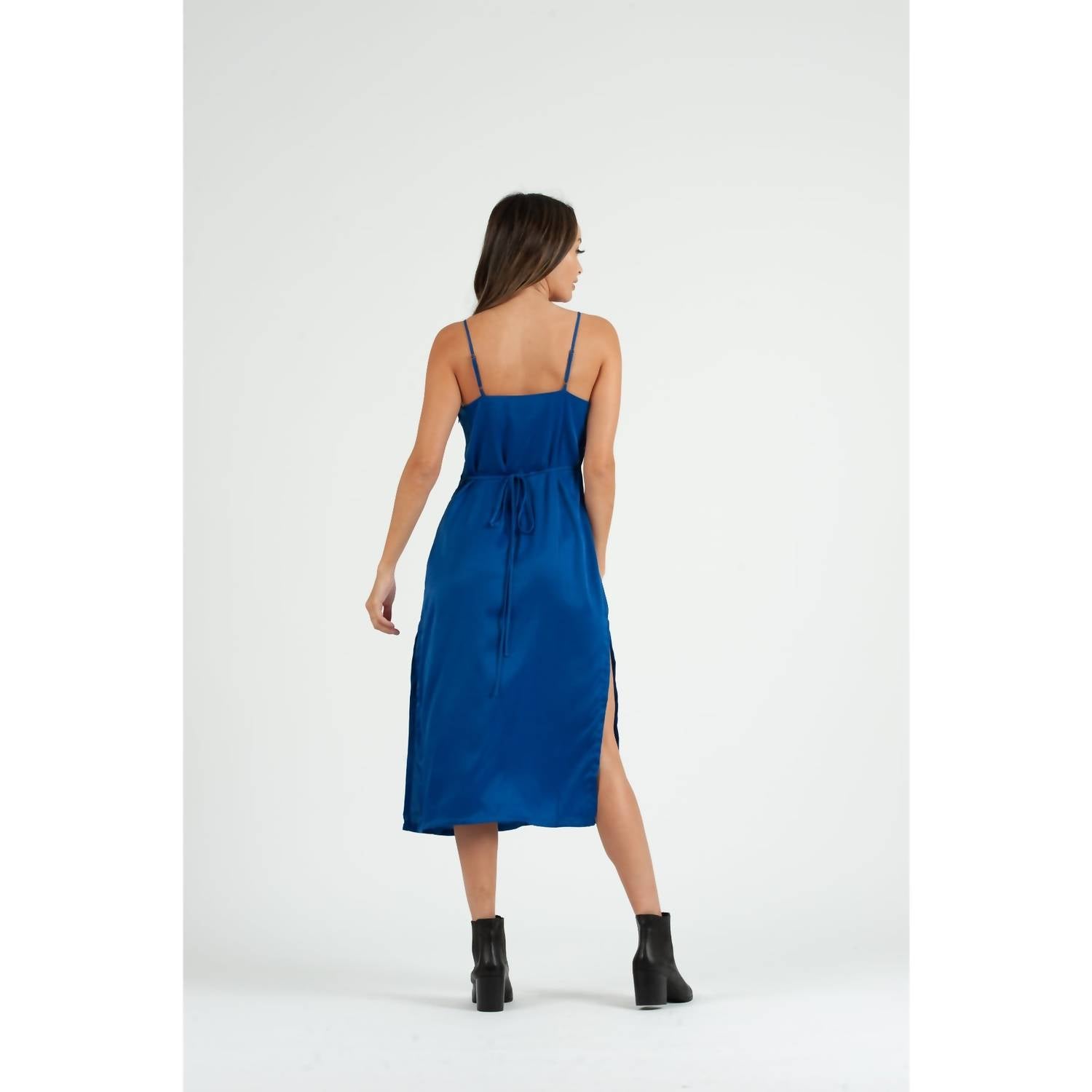 Sierra Satin Back Tie Dress