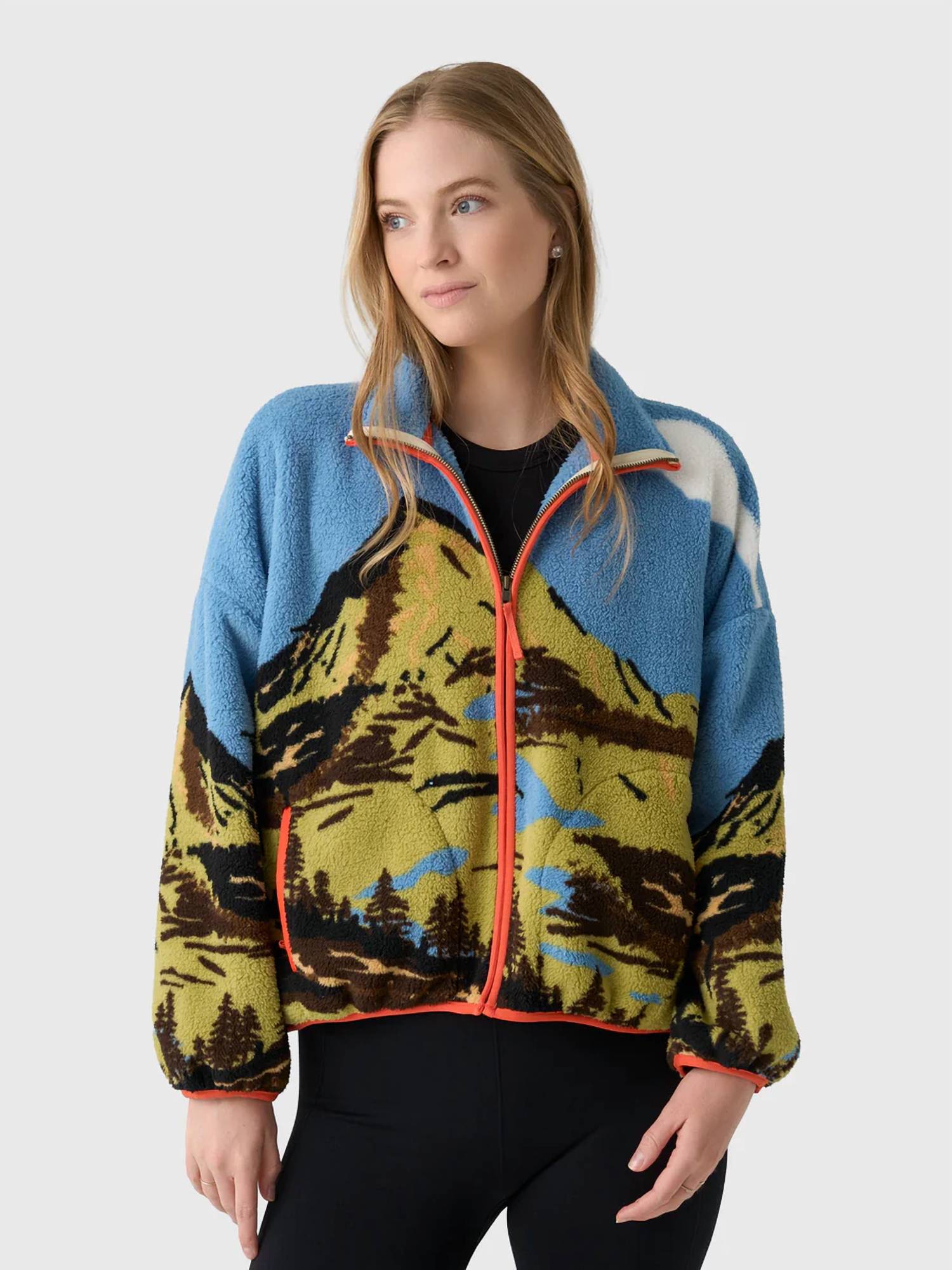 The Great. - The Plush Terrain Full-zip Jacket
