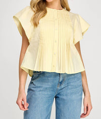 Ellison - Short Sleeve Kaftan Blouse
