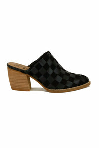 Beast Fashion - Women's Angela Checkerboard Mule