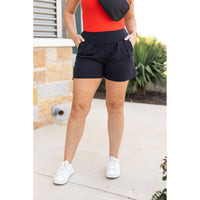 Julia Rose Lindsay Luxe Shorts in black 2 - women's shorts - view 5
