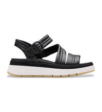 Clarks Women's Tuscan Strap Sandals in black leather - women's sandal