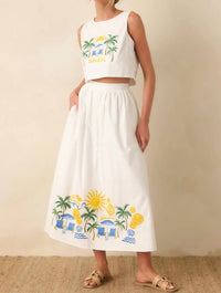 Prosperina - Paradena Midi Skirt