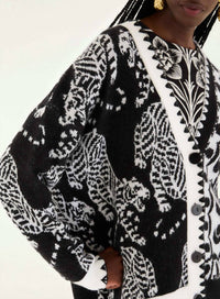 Farm Rio - Oversize V-neck Knit Cardigan