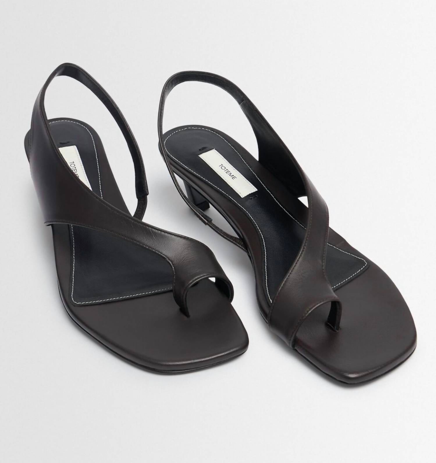 Toteme - Women's Leather Thong Sandals